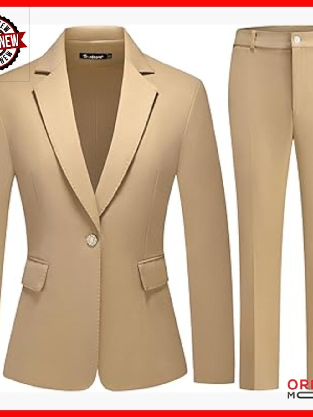Professional Women's Suit Set Blazer & Pants Office Formal Business Wear